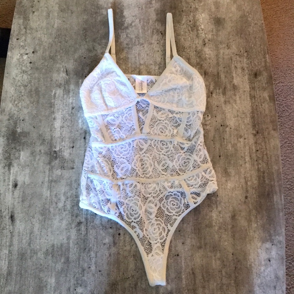 White Lace Bodysuit